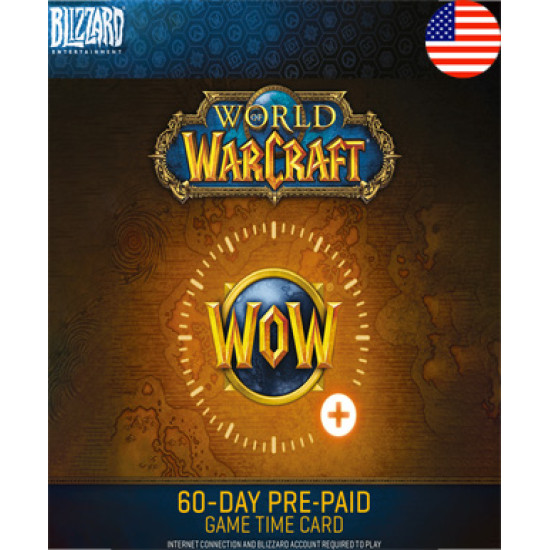 گیم تایم World of Warcraft ـ 60 روزه سرور آمریکا