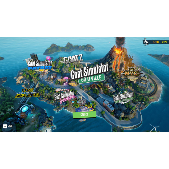 بازی Goat Simulator: Remastered - XBOX بازی Goat Simulator: Remastered - XBOX