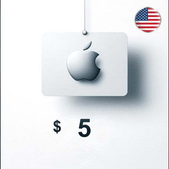گیفت کارت اپل استور 5 دلاری - آمریکا