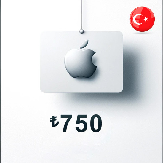 گیفت کارت اپل استور 750 لیری - ترکیه گیفت کارت اپل استور 750 لیری - ترکیه