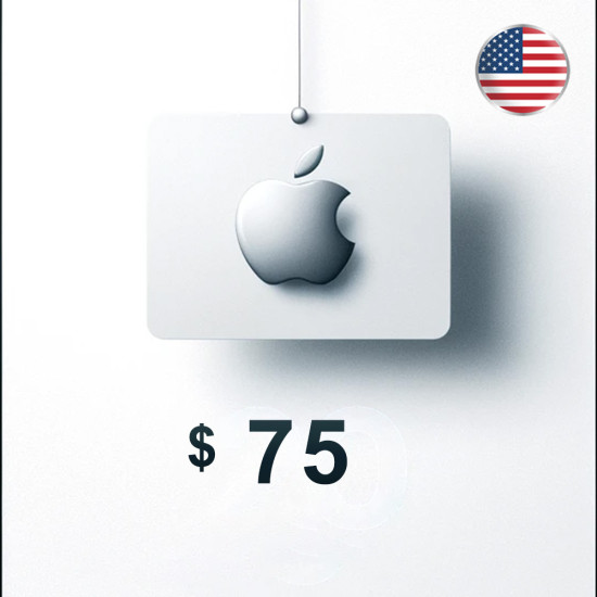گیفت کارت اپل استور 75 دلاری - آمریکا گیفت کارت اپل استور 75 دلاری - آمریکا
