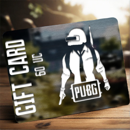 گیفت کارت 60 یوسی پابجی موبایل - PUBG MOBILE UC